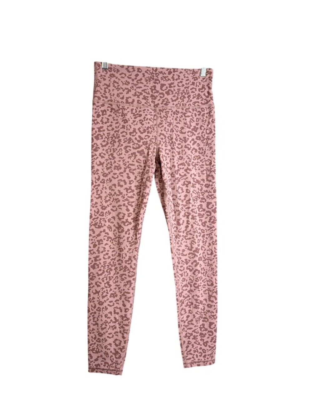 Athleta Elation Ultra High Rise Mauve Leopard Leggings